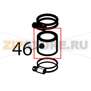 Silicone pipe D.30x36, L=30 mm Tecnoinox GFB10DSL Silicone pipe D.30x36, L=30 mm Tecnoinox GFB10DSLЗапчасть на деталировке под номером: 46