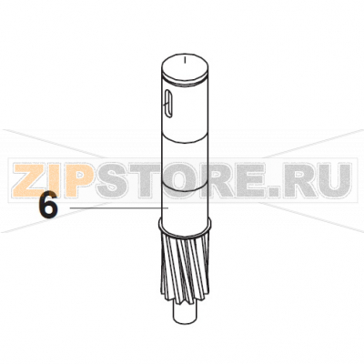 Sold as R40-30Z  Bear Varimixer AR40 VL-1S                                                                             Sold as R40-30Z Bear Varimixer AR40 VL-1SЗапчасть на сборочном чертеже под номером: 6Название запчасти на датском&nbsp;языке: Sold as R40-30Z Bear Varimixer AR40 VL-1S