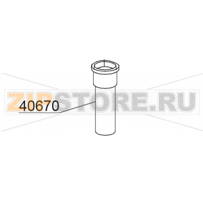 Bell-shape assembly with pipe coupling DIHR GS 40 Bell-shape assembly with pipe coupling DIHR GS 40Запчасть на деталировке под номером: 40670Название запчасти на английском языке: Bell-shape assembly with pipe coupling DIHR GS 40