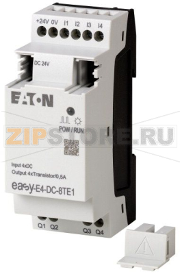 Модуль расширения для easyE4, 24 В пост. тока Eaton EASY-E4-DC-8TE1 