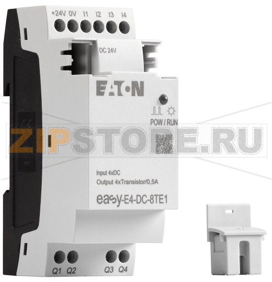 Модуль расширения для easyE4, 24 В пост. тока Eaton EASY-E4-DC-8TE1 