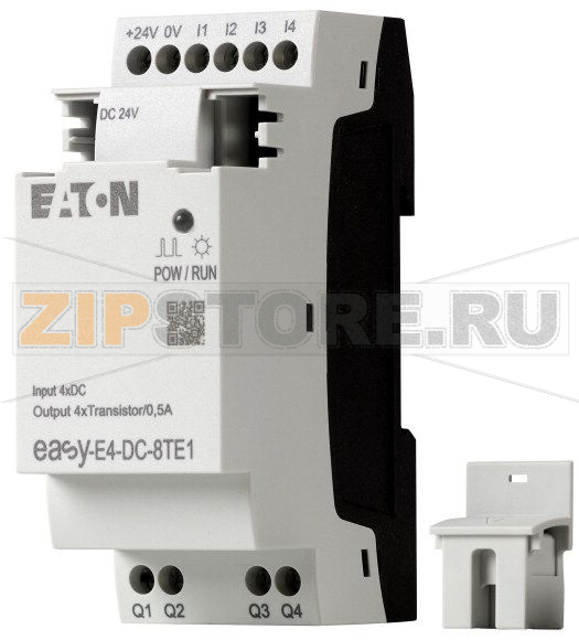 Модуль расширения для easyE4, 24 В пост. тока Eaton EASY-E4-DC-8TE1 