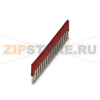 Перемычка Phoenix Contact FBS 20-6 Полюсов: 20, Цвет: красный.Минимальный заказ: 10 шт.Упаковка: 10 шт.