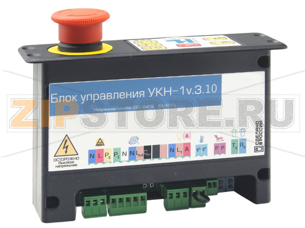 Блок управления УКН-1 v.3.10 Rasec (с фотоэлементами) Предназначен для приема и обработки управляющих сигналов, работы с датчиками, индикации состояния, запуска, остановки и аварийного отключения оборудования. Применяется для замены неисправного штатного блока управления при ремонте и восстановлении работоспособности системы.
