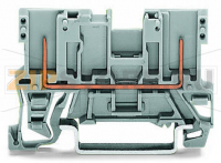 2-контактные базовые клеммы; для DIN-рейки 35 x 15 и 35 x 7,5; синие Wago 769-156/000-006