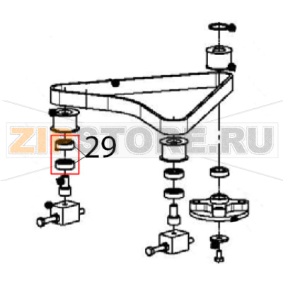 Bearing 6201 2RS Escher PM 60-V Bearing 6201 2RS Escher PM 60-VЗапчасть на деталировке под номером: 29