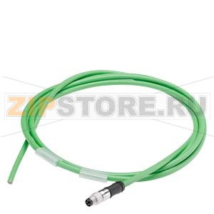 Шинный кабель для подключения ET, предсобран с одной стороны с соединителем M8, четырёхжильный, экранированный, длина 15M Siemens 6ES7194-2LN15-0AC0 