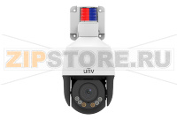 Uniview IPC675LFW-AX4DUPKC-VG Видеокамера IP Скоростная поворотная уличная: моториз. вариофокальный объектив  2.8-12мм, 4Х optical zoom, 5MP, Smart IR 50m, Mic & Speaker, WDR 120dB, Ultra 265/H.264/MJPEG, LightHunter, MicroSD, IP66, PoE