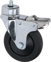 CASTOR SWIVEL WITH PIN AND BRAKE