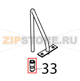 Raccordo intermedio in plastica 10-8 Tecnoeka KF 966 D AL UD Raccordo intermedio in plastica 10-8 Tecnoeka KF 966 D AL UDЗапчасть на деталировке под номером: 33
