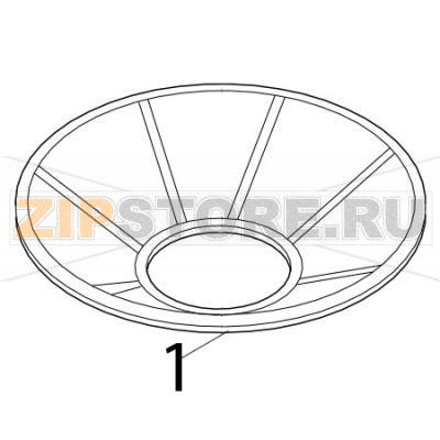 Coffee filter 0.47 x 0.04 mm Bremer Viva XXL Coffee filter 0.47 x 0.04 mm Bremer Viva XXLЗапчасть на деталировке под номером: 1Название запчасти Bremer на английском языке: Coffee filter 0.47 x 0.04 mm Viva XXL.