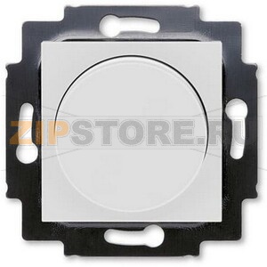 Диммер поворотно-нажимной 60-600 Вт, серый/белый ABB 2CHH942247A6016 