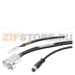 Интерфейсный кабель  между считывателем SIMATIC RF200 / RF300  и ПК  (RS232), длина 5 м.(без разъемов) Siemens 6GT2891-4KH50-0AX0 