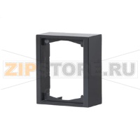 Рамка одноместная, 100 мм, монтаж: наружный, антрацитовая ABB 2TKA000291G1