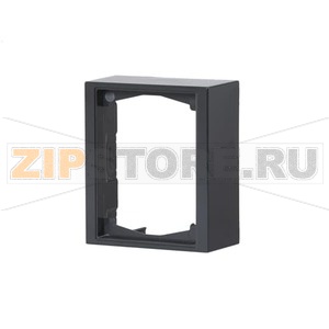 Рамка одноместная, 100 мм, монтаж: наружный, антрацитовая ABB 2TKA000291G1 