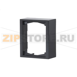 Рамка одноместная, 100 мм, монтаж: наружный, антрацитовая ABB 2TKA000291G1 