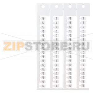 inscription label, front, with MP, vertical, terminal width: 5 mm, H: 7 mm, white Siemens 8WA8348-2AB 