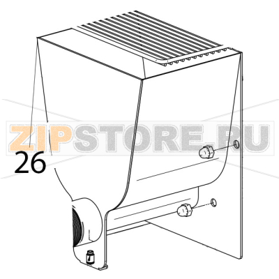 Vasca pasta fresca Fimar PF40E Vasca pasta fresca Fimar PF40EЗапчасть на деталировке под номером: 26