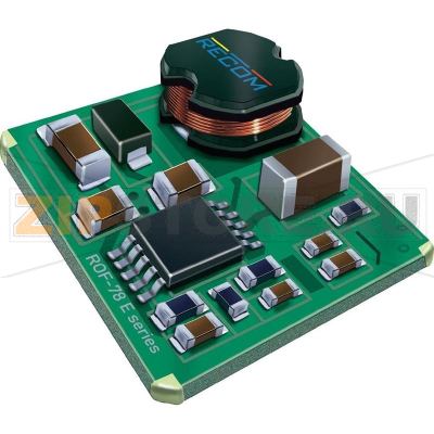 Преобразователь DC/DC, модульного типа, 12 В/DC, 24 В/DC Recom ROF-78E5.0-0.5SMD-R 