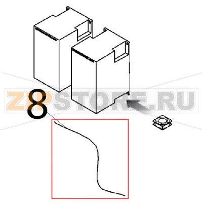 Cavo RJ45-RJ45 Angelo Po FX201G3 Cavo RJ45-RJ45 Angelo Po FX201G3Запчасть на деталировке под номером: 8