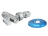Кран шаровой угловой мини 1/2"х10 Abat КПЭМ-60/9T