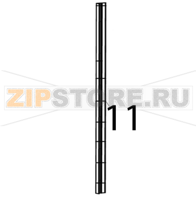 Decorative strip, back Bartscher RT-78B-8 Decorative strip, back Bartscher RT-78B-8Запчасть на деталировке под номером: 11