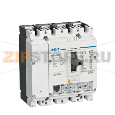 Выключатель автоматический 160 А, 150 кА, 4 полюса Chint NM8N-250R 
