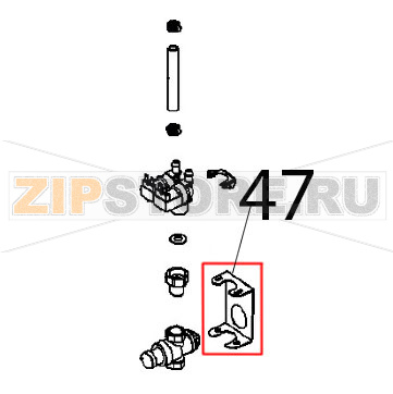 Supporto Angelo Po FX201G3 Supporto Angelo Po FX201G3Запчасть на деталировке под номером: 47
