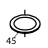 Arandela junta Ø60xØ44x2 Fagor FI-160