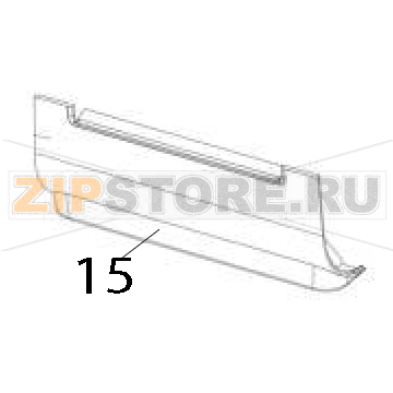 Front bezel, standard models Zebra ZD421 Thermal Transfer Front bezel, standard models Zebra ZD421 Thermal TransferЗапчасть на деталировке под номером: 15