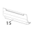 Front bezel, standard models Zebra ZD421 Thermal Transfer