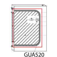 External window seal Gierre FEV 64M