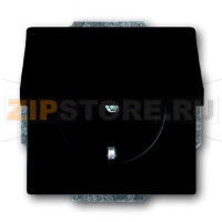 Розетка 16 А, 250 В, чёрный бархат ABB 2CKA002018A1495