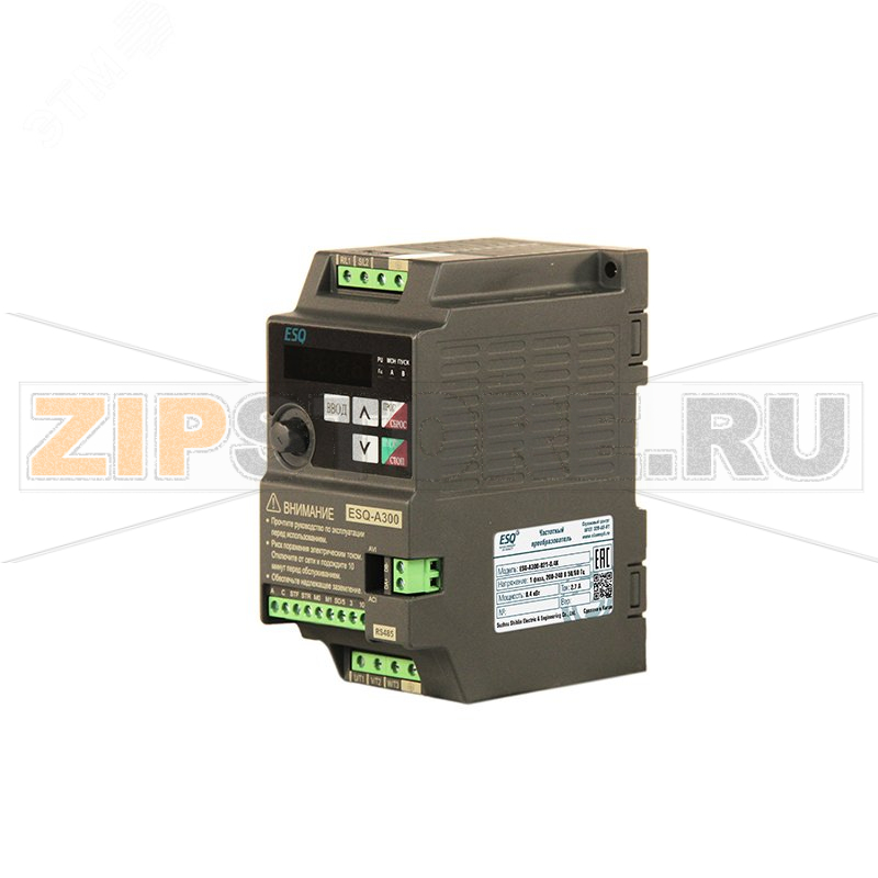 Преобразователь частоты 0.4 кВт, 220 В, 0-599 Гц, IP20 ESQ 08.04.304373 