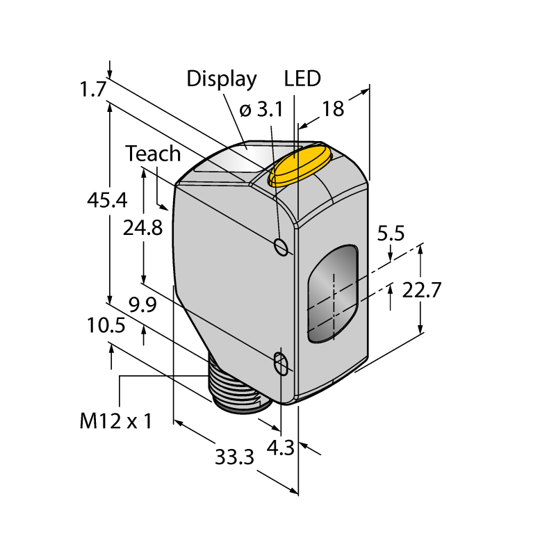 Датчик фотоэлектрический Turck Q4XFPCOD310-Q8 