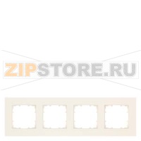 DELTA MIRO РАМКА 4-МЕСТН. 90X90 MM ЭЛЕКТРОБЕЛЫЙ Siemens 5TG1114-3