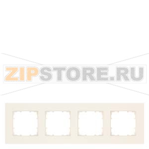 DELTA MIRO РАМКА 4-МЕСТН. 90X90 MM ЭЛЕКТРОБЕЛЫЙ Siemens 5TG1114-3 