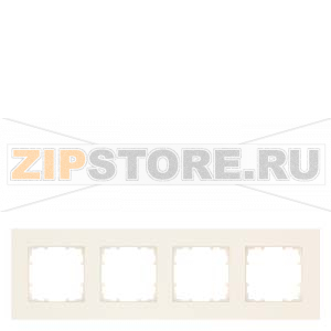 DELTA MIRO РАМКА 4-МЕСТН. 90X90 MM ЭЛЕКТРОБЕЛЫЙ Siemens 5TG1114-3 