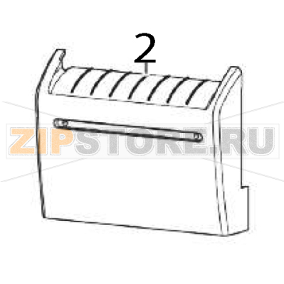 Cutter cover with PCBA Zebra ZT111 Cutter cover with PCBA Zebra ZT111Запчасть на деталировке под номером: 2
