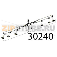 Gruppo risciacquo inferiore/superiore Angelo Po KD130EAT