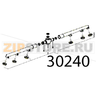 Gruppo risciacquo inferiore/superiore Angelo Po KD130EAT Gruppo risciacquo inferiore/superiore Angelo Po KD130EATЗапчасть на деталировке под номером: 30240