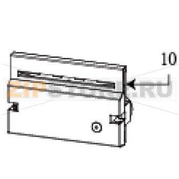 Отрезчик высокоскоростной TSC TTP-246M Pro  Резак высокоскоростной TSC TTP-246M ProЗапчасть на сборочном чертеже под номером: 10Количество запчастей в комплекте: 1Название запчасти TSC на английском языке: High speed cutter module (Guillotine cutter)