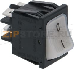 ДВУХПОЛЮСНЫЙ ПЕРЕКЛЮЧАТЕЛЬ, БЕЛЫЙ СВЕТОДИОД 