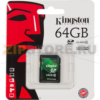 Карта памяти 64 Гб Kingston SDCX10V-64GB 