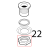Lock-nut Silanos N700 PS
