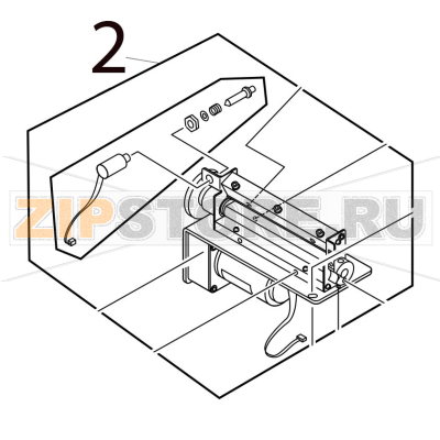 Cutter unit Toshiba TEC B-SX4T-GS20-QM-R Cutter unit Toshiba TEC B-SX4T-GS20-QM-RЗапчасть на деталировке под номером: 2