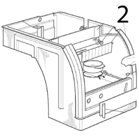 Storage bin assy Scotsman AC 56