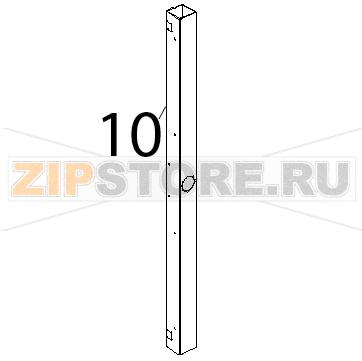 Colonnina DX inox porta Unox XVC 515G Colonnina DX inox porta Unox XVC 515GЗапчасть на деталировке под номером: 10