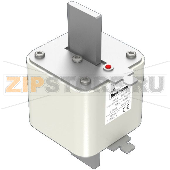 Предохранитель, 800 A, AC 690 В, 200 кА, 3, 75x89x150 мм, gR, DIN, IEC Eaton FUSE 800A 690V DIN 
