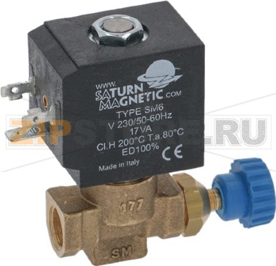 ЭЛЕКТРОМАГНИТНЫЙ КЛАПАН ПАРА 14 ВТ, 230 В, 50 ГЦ 